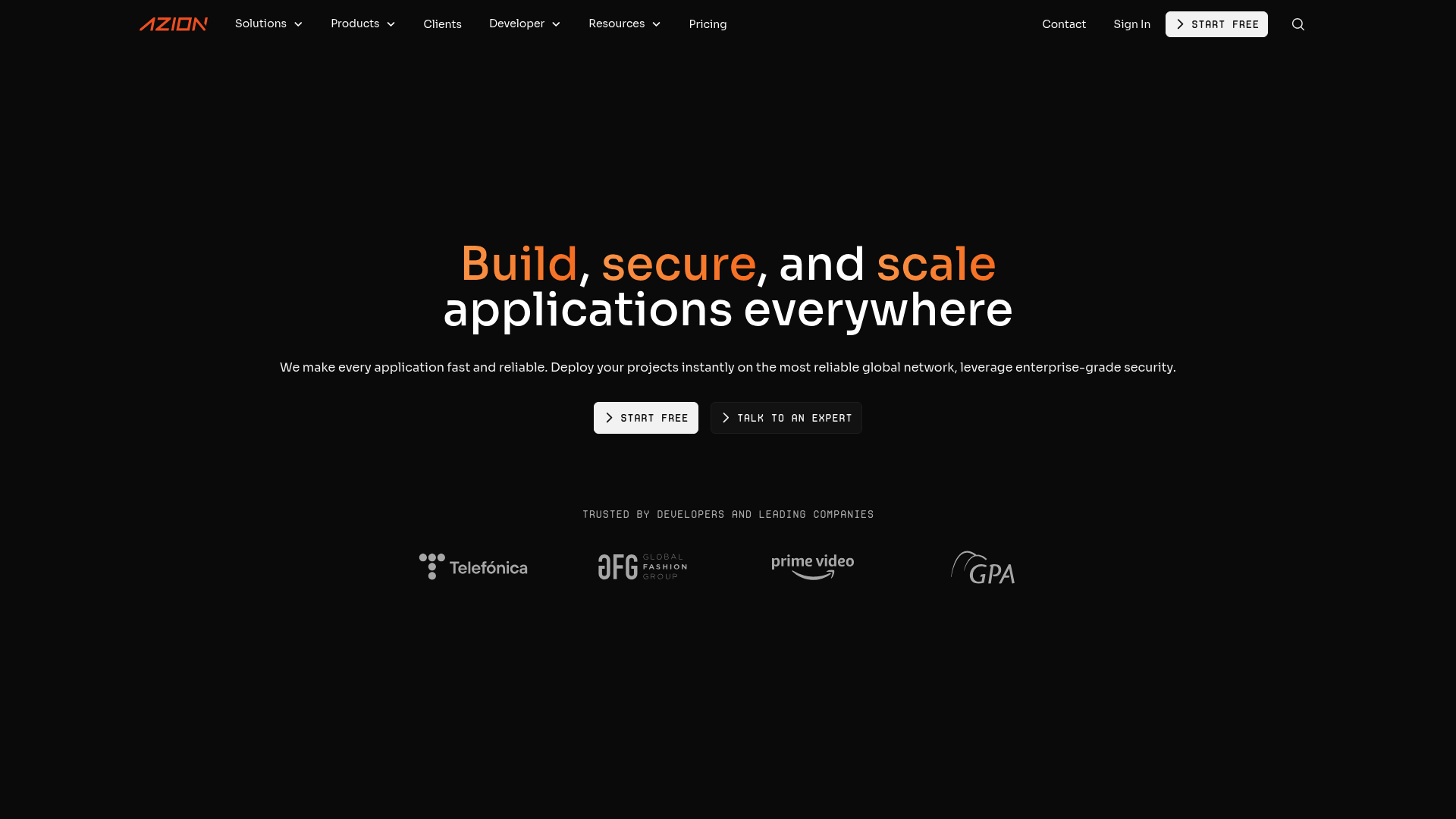 Azion - Build, secure, and scale applications everywhere | IvaraX