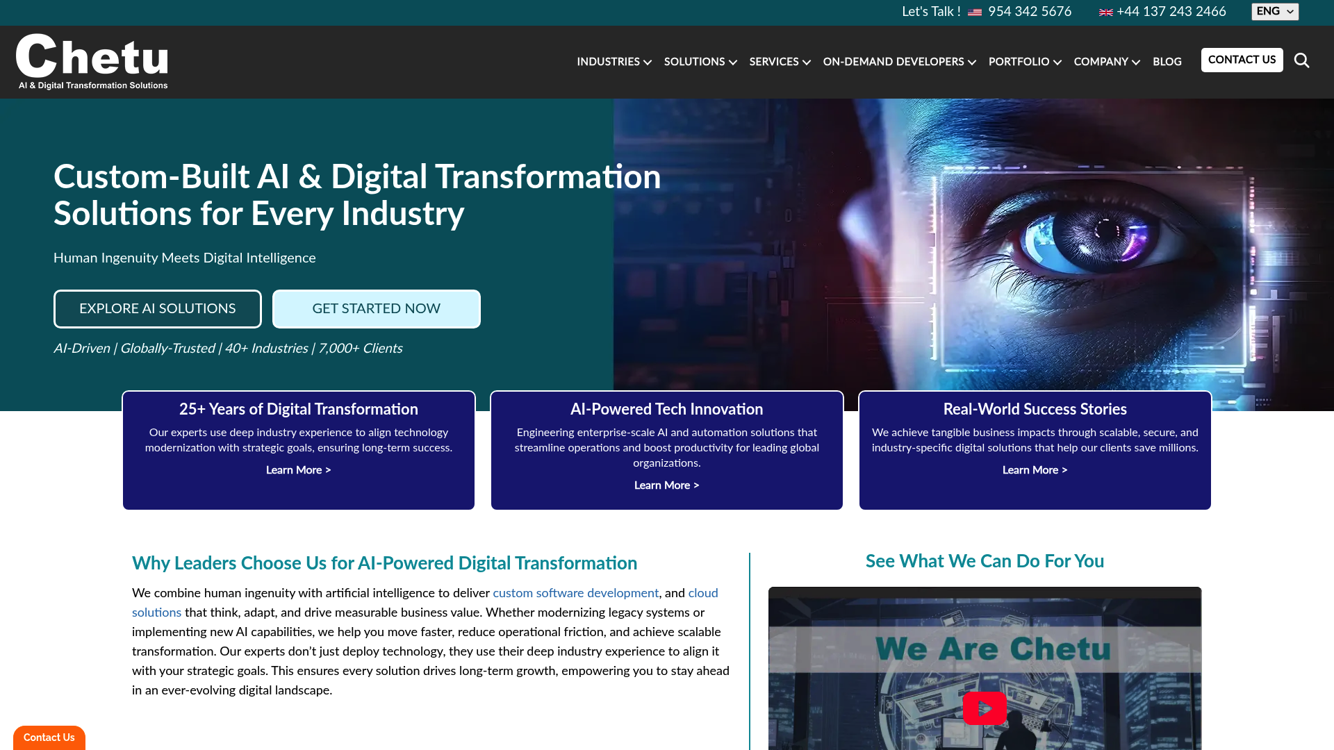 Chetu - Human Ingenuity Meets Digital Intelligence | IvaraX