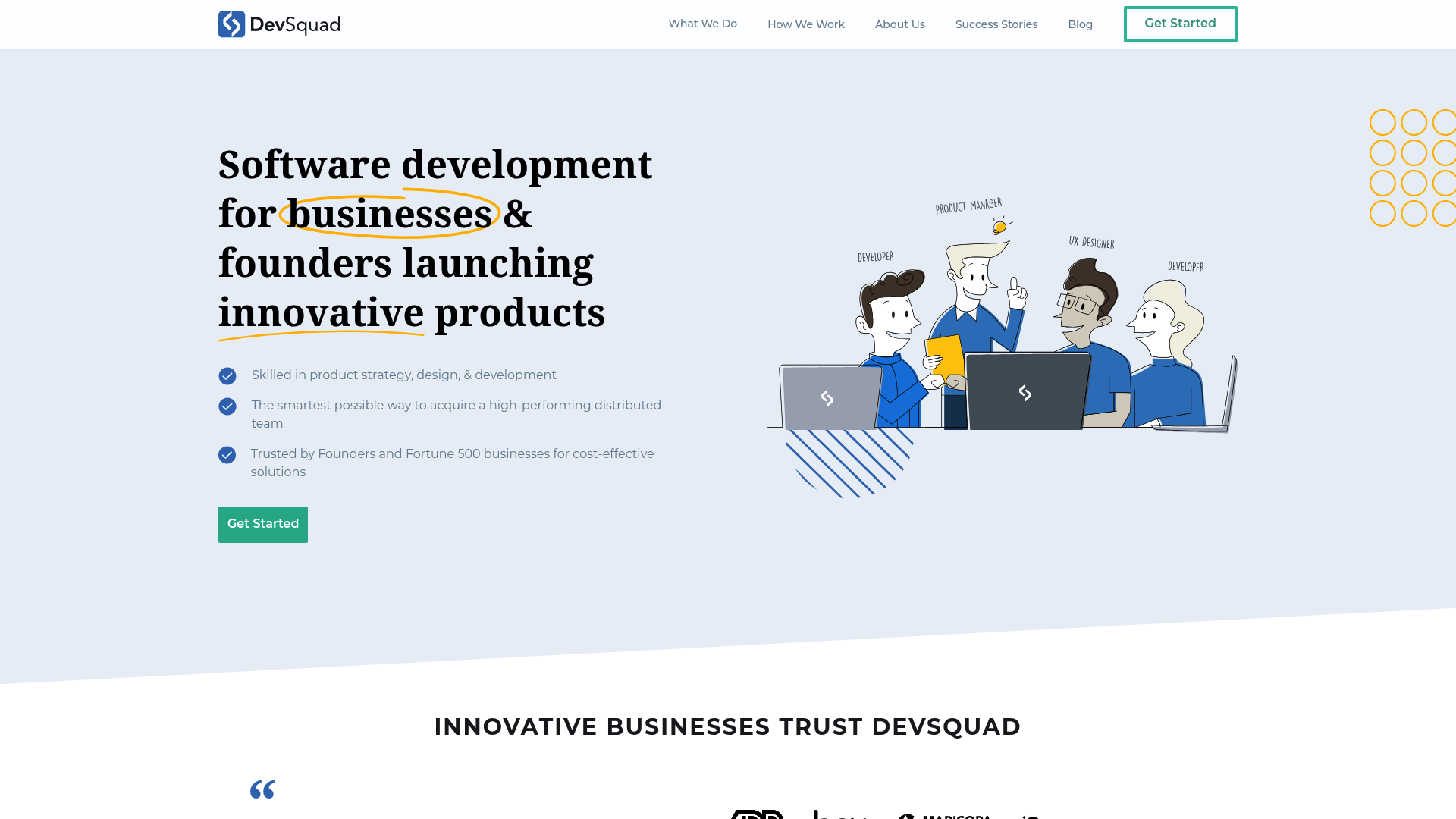 DevSquad - Software development for businesses & founders launching ...