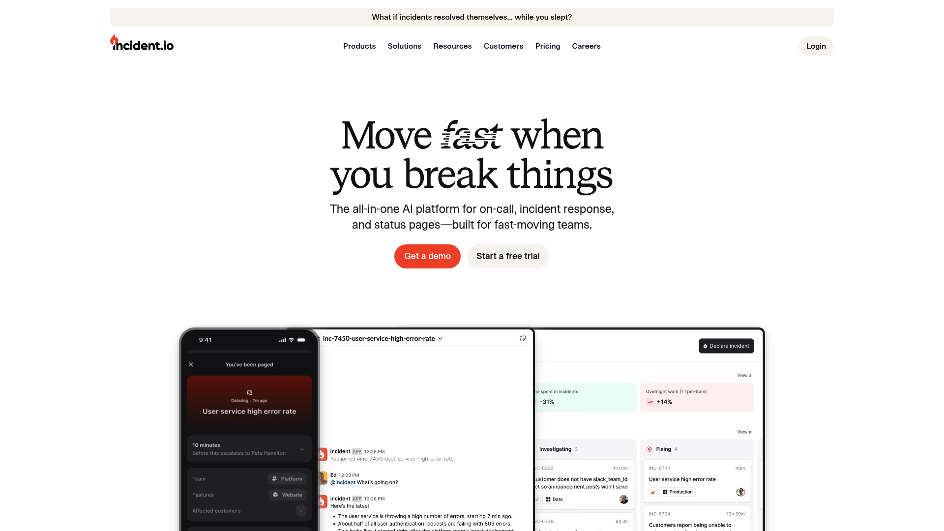 Move Incident incident.io - Move fast when you break things | IvaraX