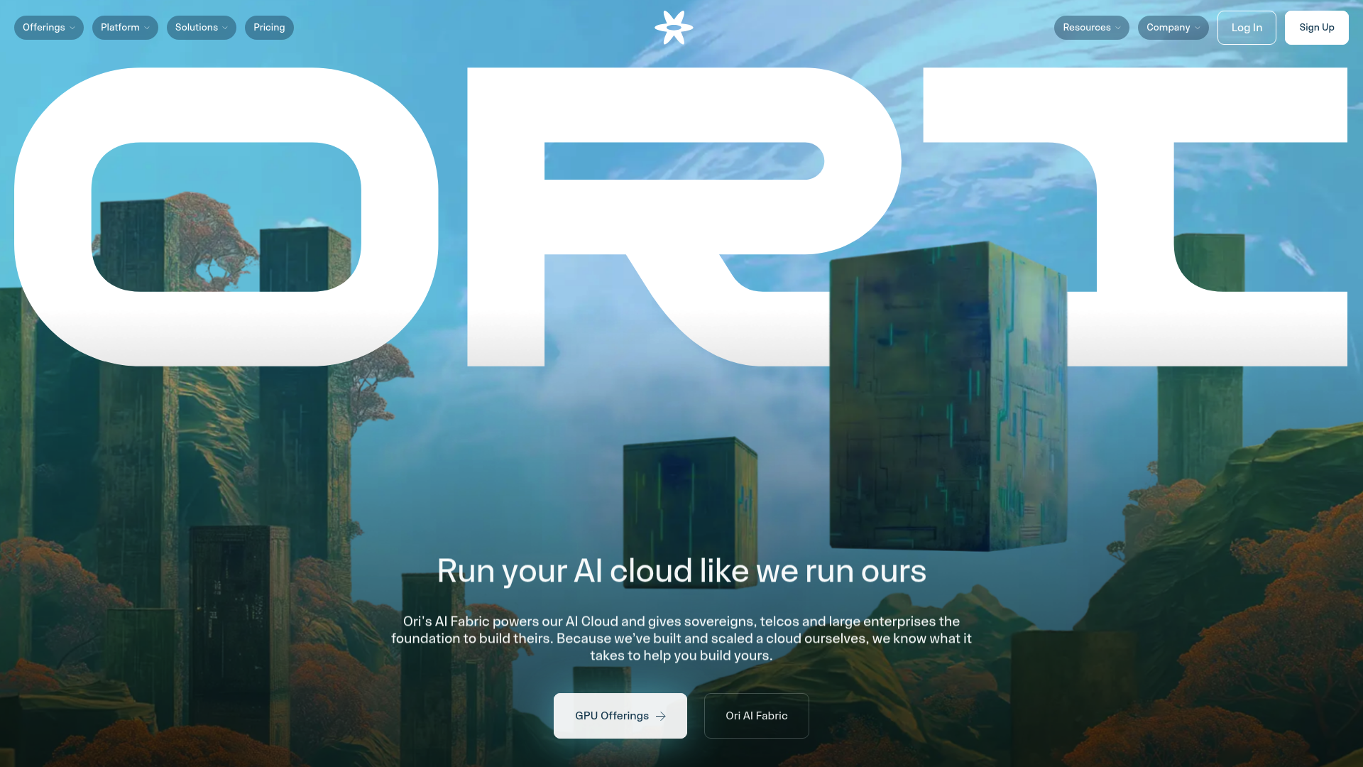 Ori Global - AI Cloud. Fully Yours. | IvaraX