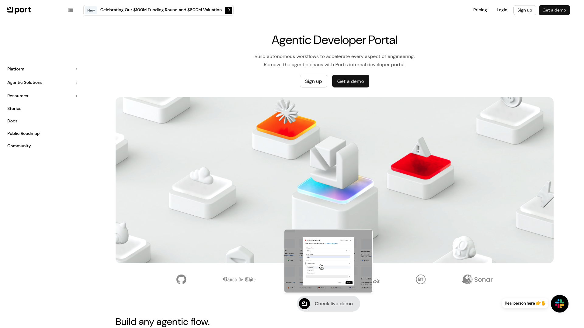 Port - Agentic Internal Developer Portal & Platform | IvaraX