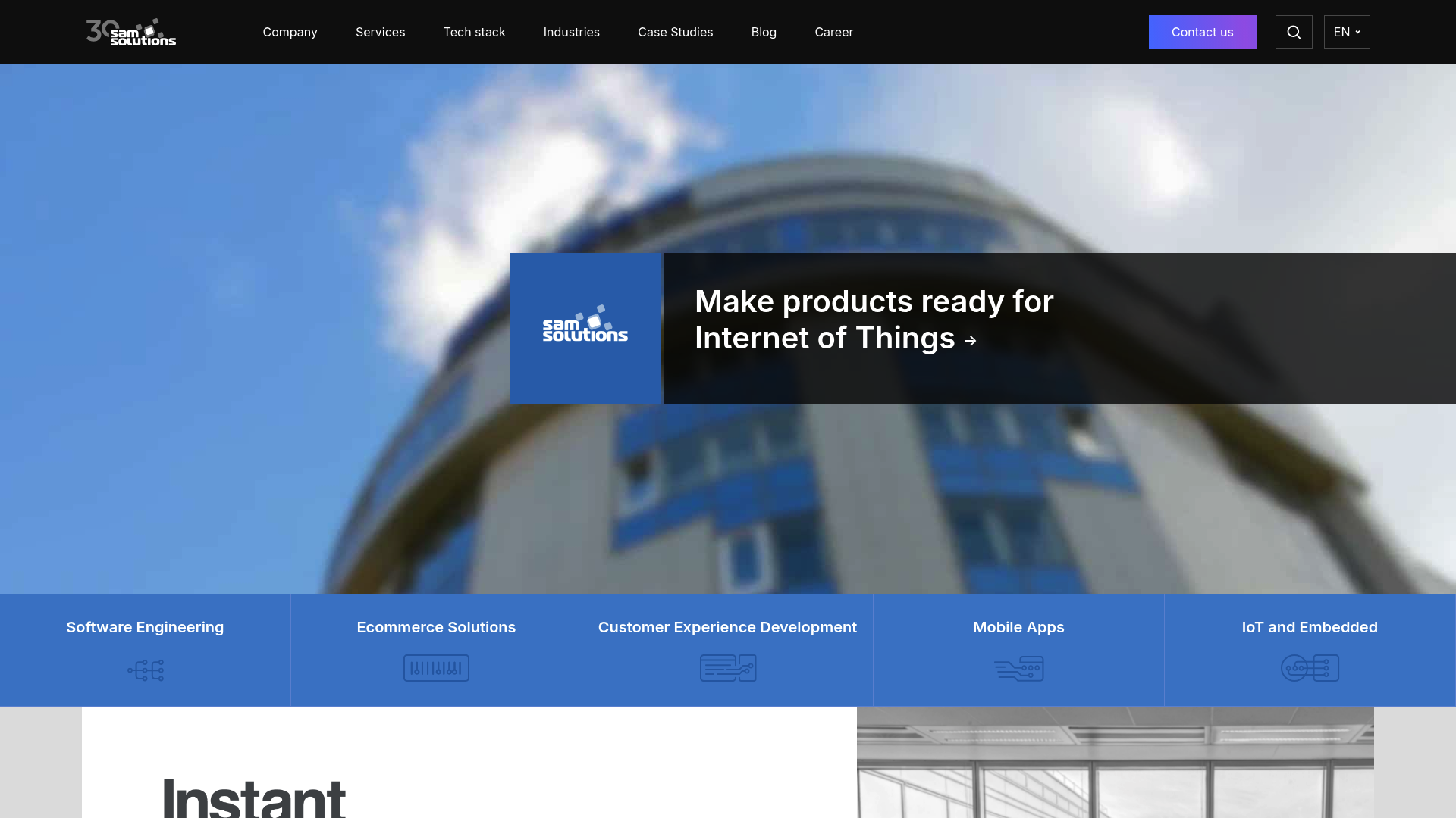 SaM Solutions - Technology Service Provider | IvaraX